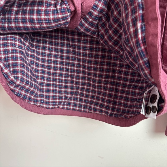 Untuckit Red Ziraldo Flannel Quilted Lined ButtonDown Shirt Jacket/Shacket NWT M - Picture 8 of 15